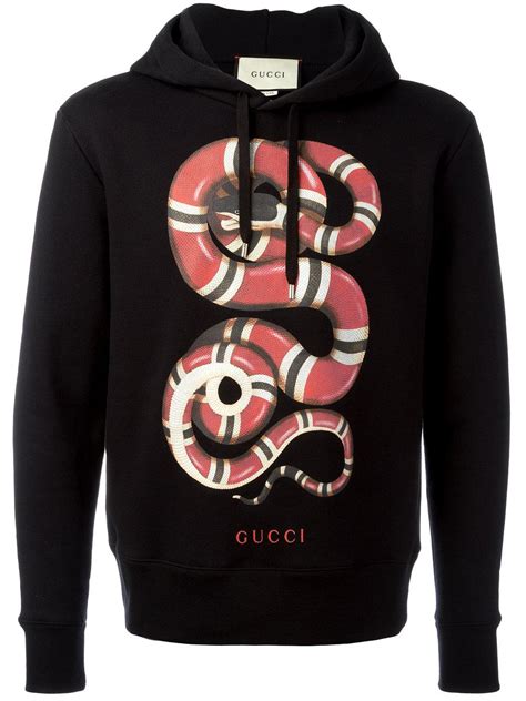 gucci black hoodie with red lips|Gucci snake hoodie.